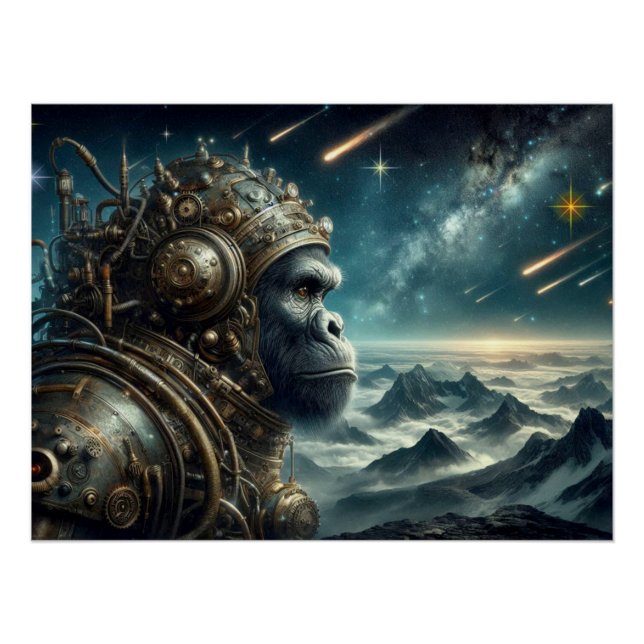 PÓSTER LA EDAD DE STEEL-GORILLA 7 (Anverso)