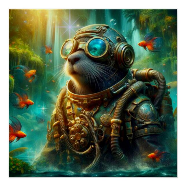 PÓSTER LA EDAD DEL ACERO-MAR OTTER 4 (Anverso)