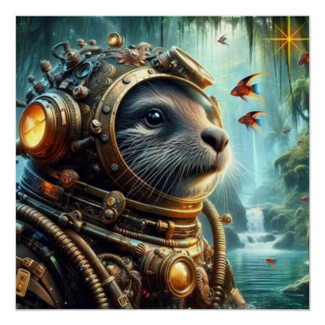 PÓSTER LA EDAD DEL ACERO-MAR OTTER 5 (Anverso)