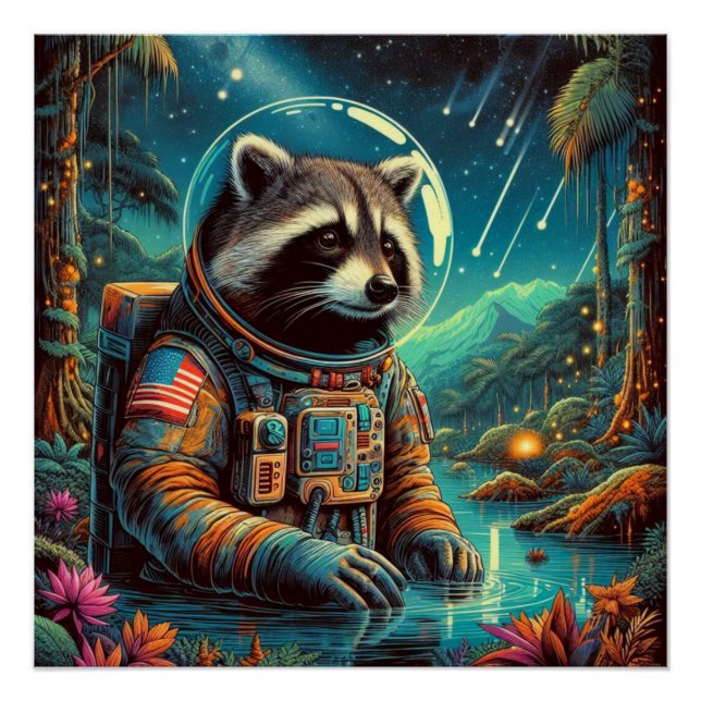 PÓSTER LA EDAD DEL ACERO-NORTE DEL RACCOÓN 6 (Anverso)