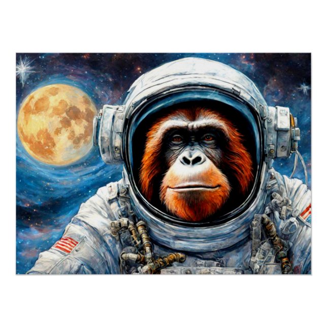 PÓSTER LA EDAD DEL ACERO-ORANGUTAN 3 (Anverso)