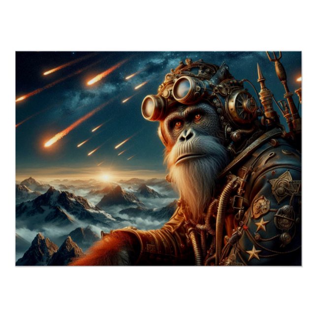 PÓSTER LA EDAD DEL ACERO-ORANGUTAN 4 (Anverso)