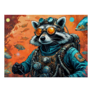 PÓSTER LA EDAD DEL ACERO-RACCOÓN