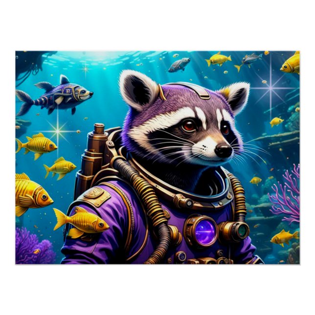 PÓSTER LA EDAD DEL ACERO-RACCOÓN 6 (Anverso)