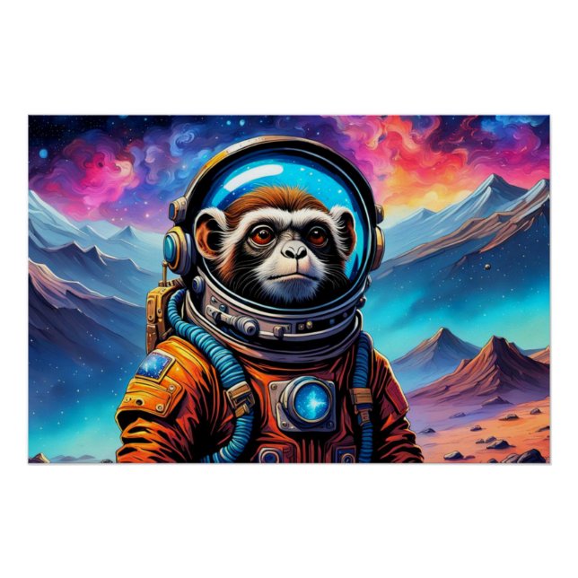 PÓSTER LA EDAD DEL MONO ACERO-TAMARINA 4 (Anverso)