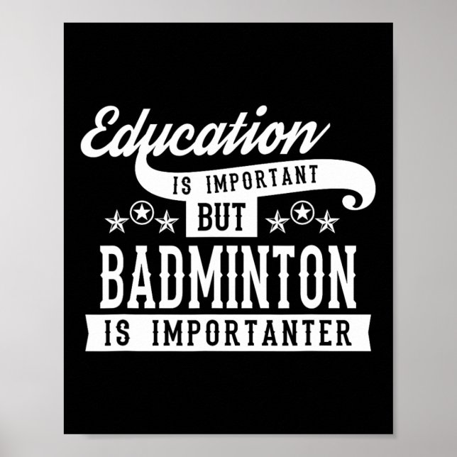 Póster La Educación Es Importante Pero La Masa Es Importa (Frente)