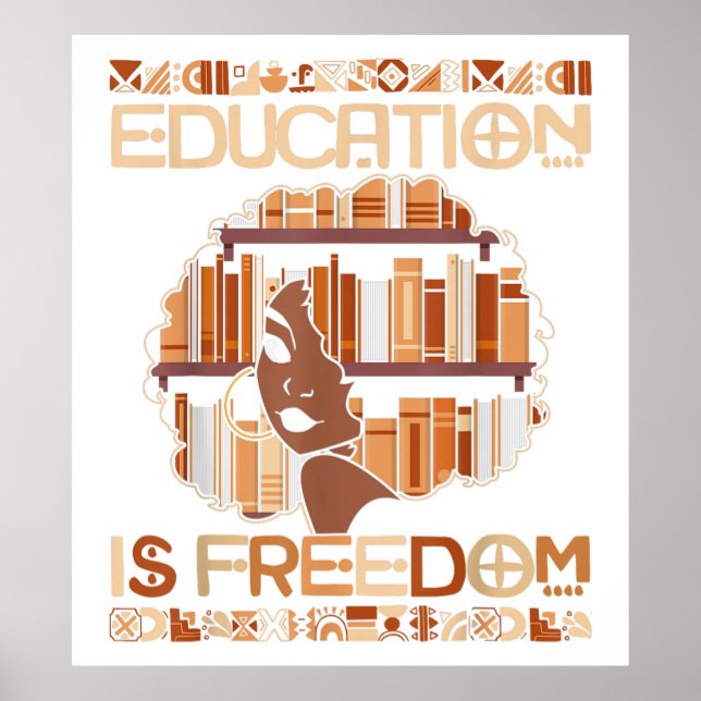Póster La educación es libertad (Frente)