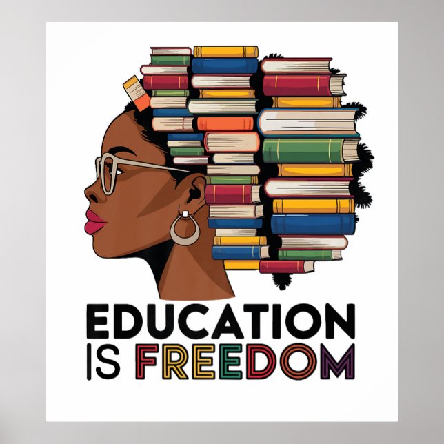 Póster La educación es Poster de la libertad (Frente)