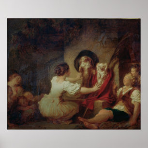 Póster La educación es toda, c.1780