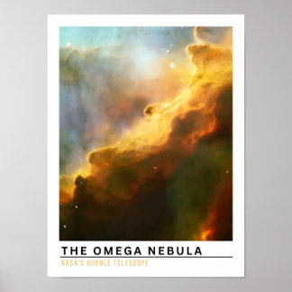 Póster La Educación Espacial de la Nebulosa Omega
