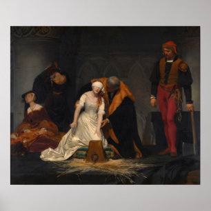 Póster La ejecución de Lady Jane Gray