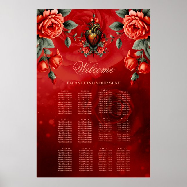 Póster La elegancia gótica del corazón (Frente)