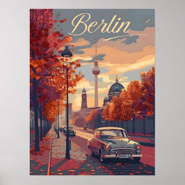 Póster La elegancia otoñal de Berlín