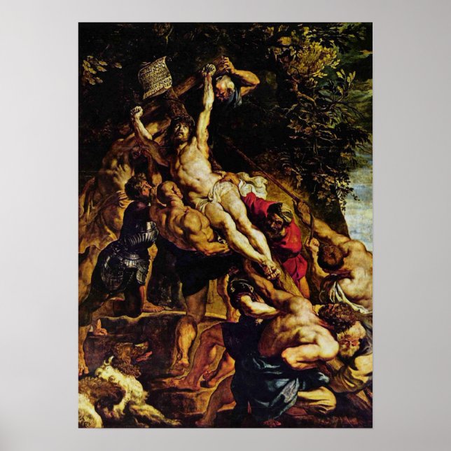 Póster La elevación del Poster cruzado (Frente)