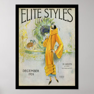 Póster La élite diseña 1924