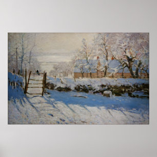Póster La empanada del La de la urraca de Claude Monet