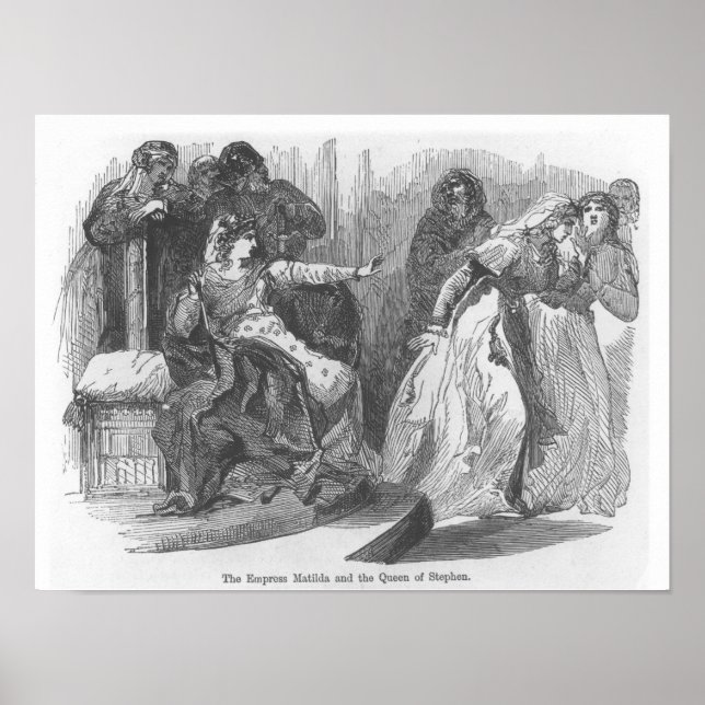 Póster La emperatriz Matilda y la reina de San Esteban (Frente)