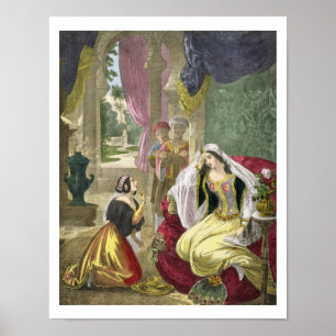 Póster La empleada doméstica hebrea en cautiverio que esp