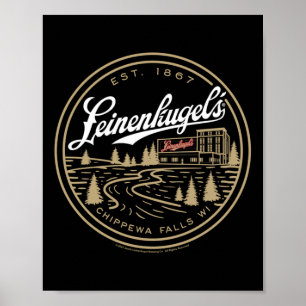 Póster La Empresa De Fabricación De Cocinas Leinenkugels 