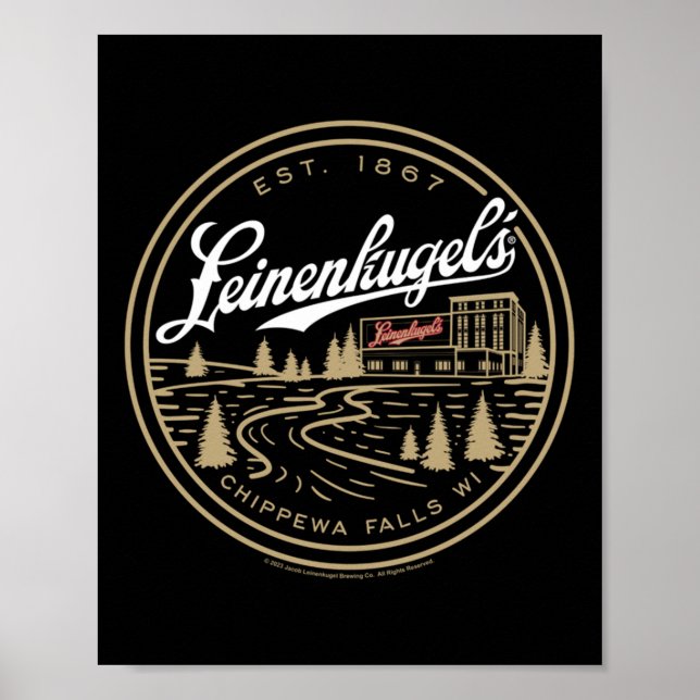 Póster La Empresa De Fabricación De Cocinas Leinenkugels  (Frente)