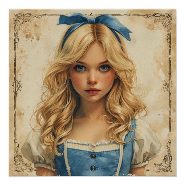 Póster La encantadora búsqueda de Alice: Caprichos de Won (Anverso)
