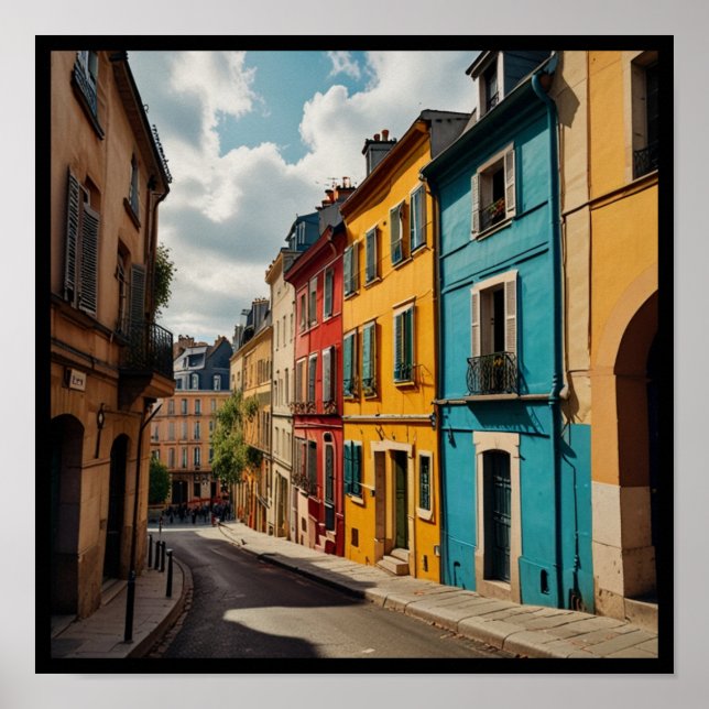 Póster La encantadora ciudad de París (Frente)