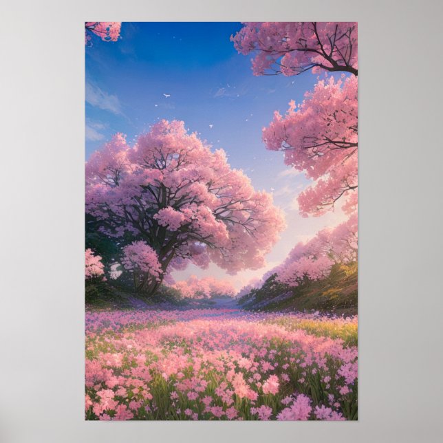 Póster La encantadora Sakura Meadow (Frente)