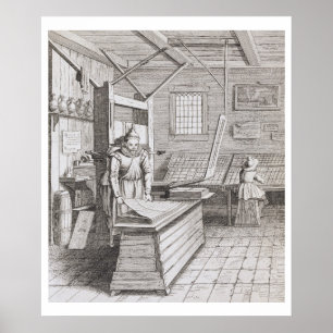 Póster La encuadernación de Laurens Janszoon Koster, b