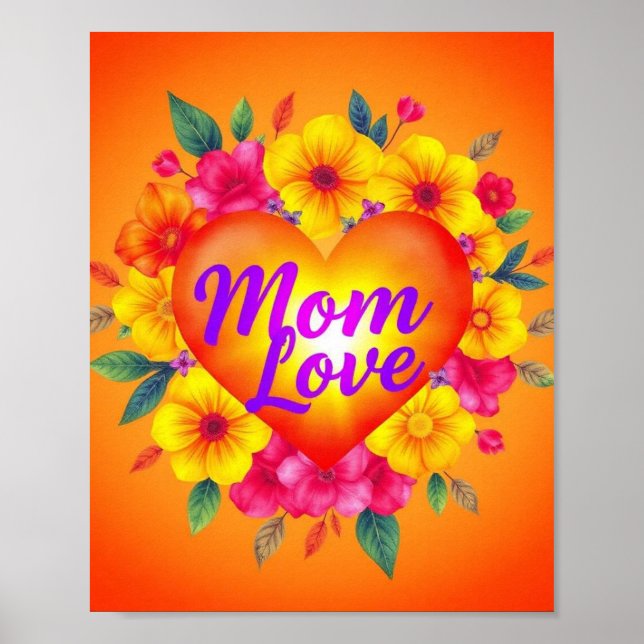 Póster La Enérgica ola de amor de mamá (Frente)