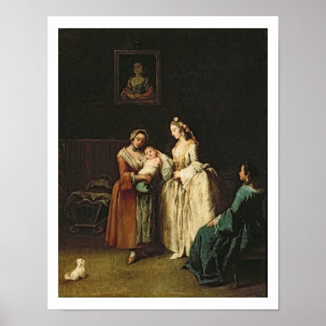 Póster La enfermera mojada (Frente)