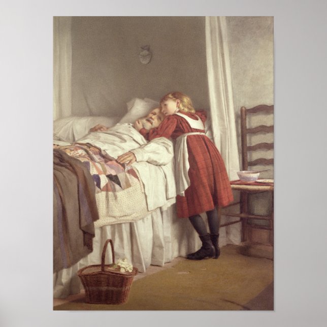 Póster La enfermera pequeña del abuelo (Frente)