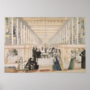 Póster La enfermería de hermanas de la caridad durante a