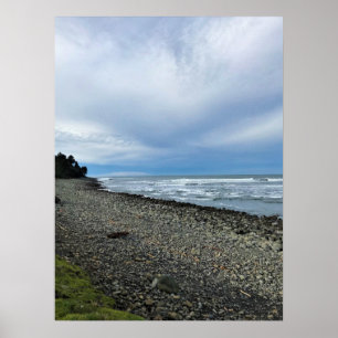 Póster La ensenada en la costa, Oregón