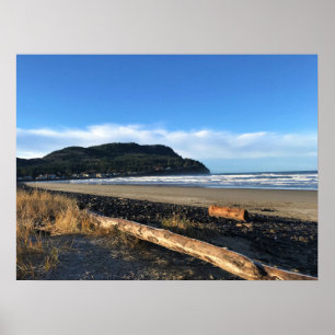 Póster La ensenada en la costa, Oregón