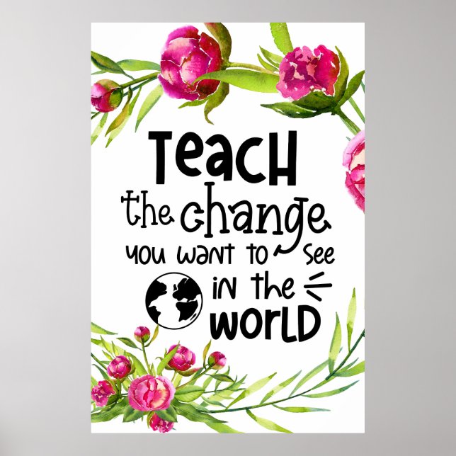 Póster La enseñanza que quieres ver poster (Frente)