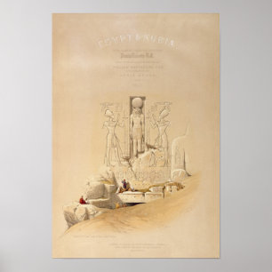 Póster La entrada al gran templo de Aboo