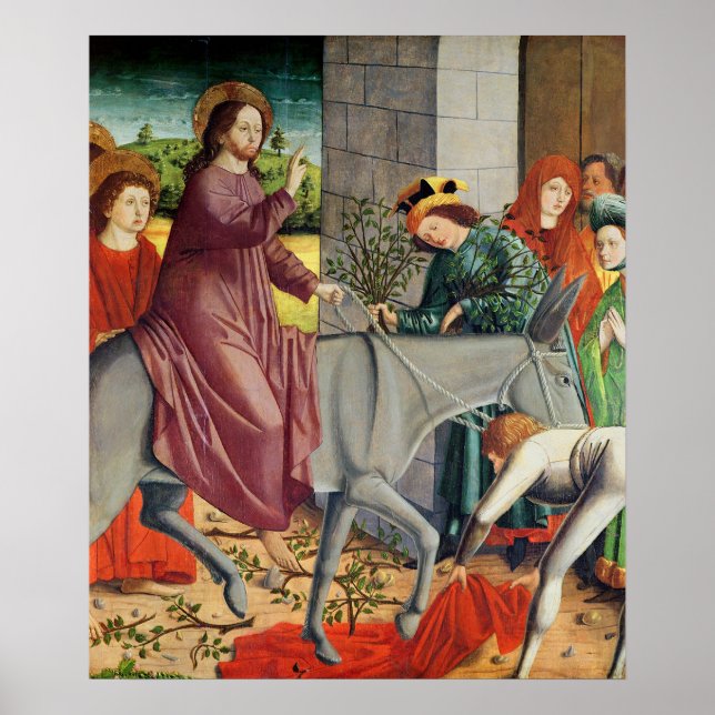 Póster La entrada de Cristo a Jerusalén (Frente)
