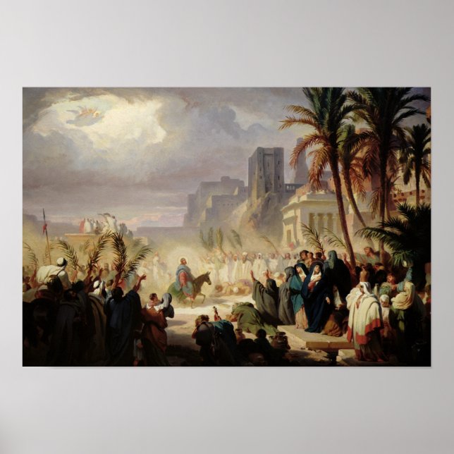 Póster La entrada de Cristo a Jerusalén (Frente)