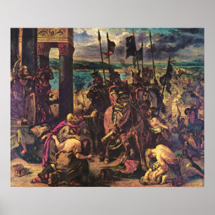 Póster La entrada de cruzados en Constantinopla