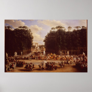 Póster La entrada de Napoleon y de Marie-Louise