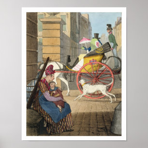 Póster La entrada del carro, de 'veinticuatro temas,