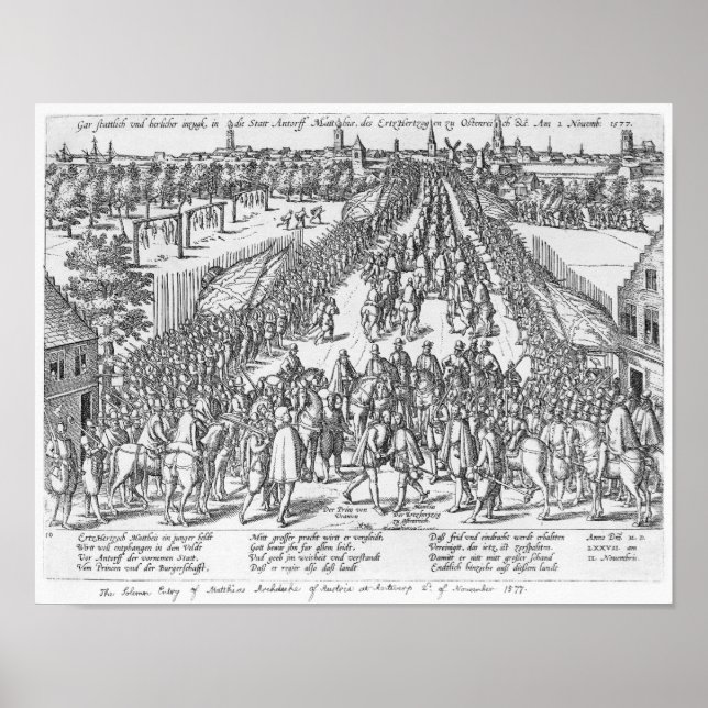 Póster La entrada solemne de Matías (Frente)