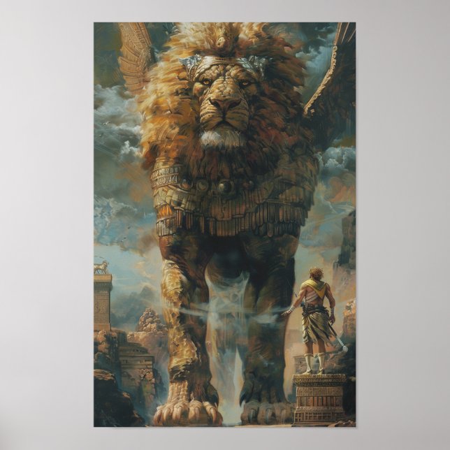 Póster La épica del Poster inspirado en Gilgamesh (Frente)