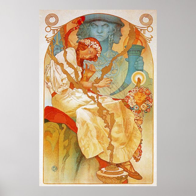 Póster La Épica Eslava De Alphonse Mucha (Frente)