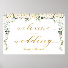 Póster La Epifanía De White Peony Bienvenida A Nuestro Bo