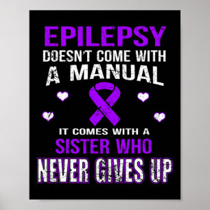 Póster La Epilepsia Viene Con Una Hermana Que Nunca Se Ri