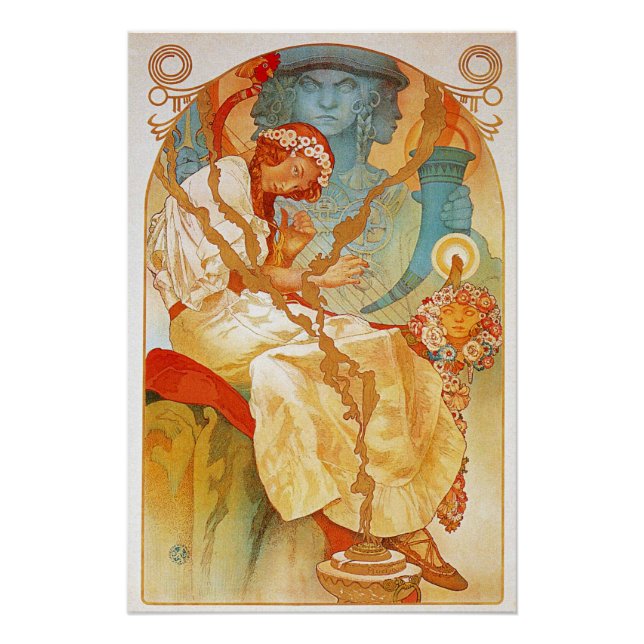 Póster La epopeya eslava de Alphonse Mucha (Anverso)