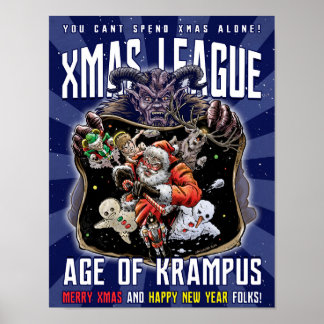 Póster La era de Krampus en la Liga de Navidad