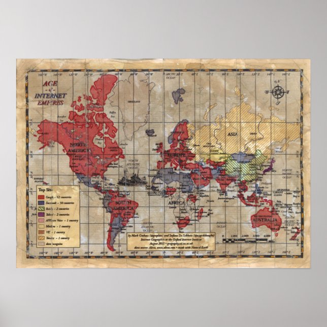 Póster La era de los imperios de Internet (Frente)