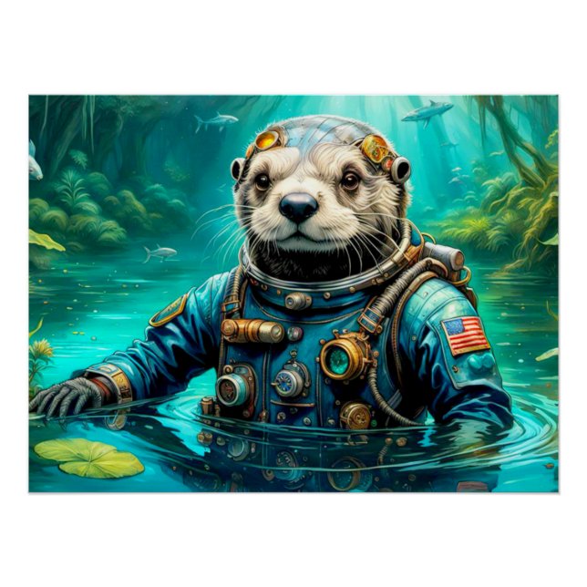 PÓSTER LA ERA DEL ACERO-MAR OTTER (Anverso)